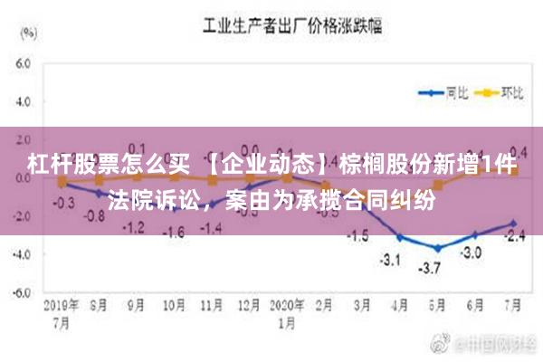 杠杆股票怎么买 【企业动态】棕榈股份新增1件法院诉讼，案由为承揽合同纠纷